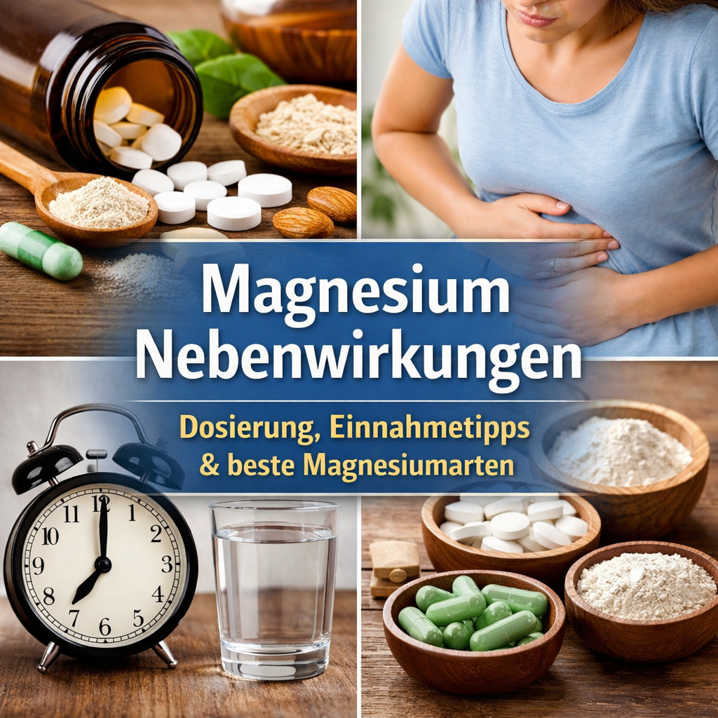 Magnesium side effects – causes, correct dosage & intake